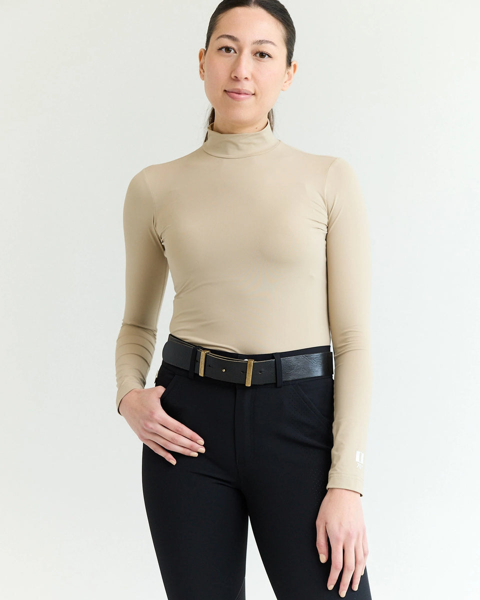 トップス RhodolirioN / Mock Neck Tee Modern Rib Mock Neck | Rhone Apparel