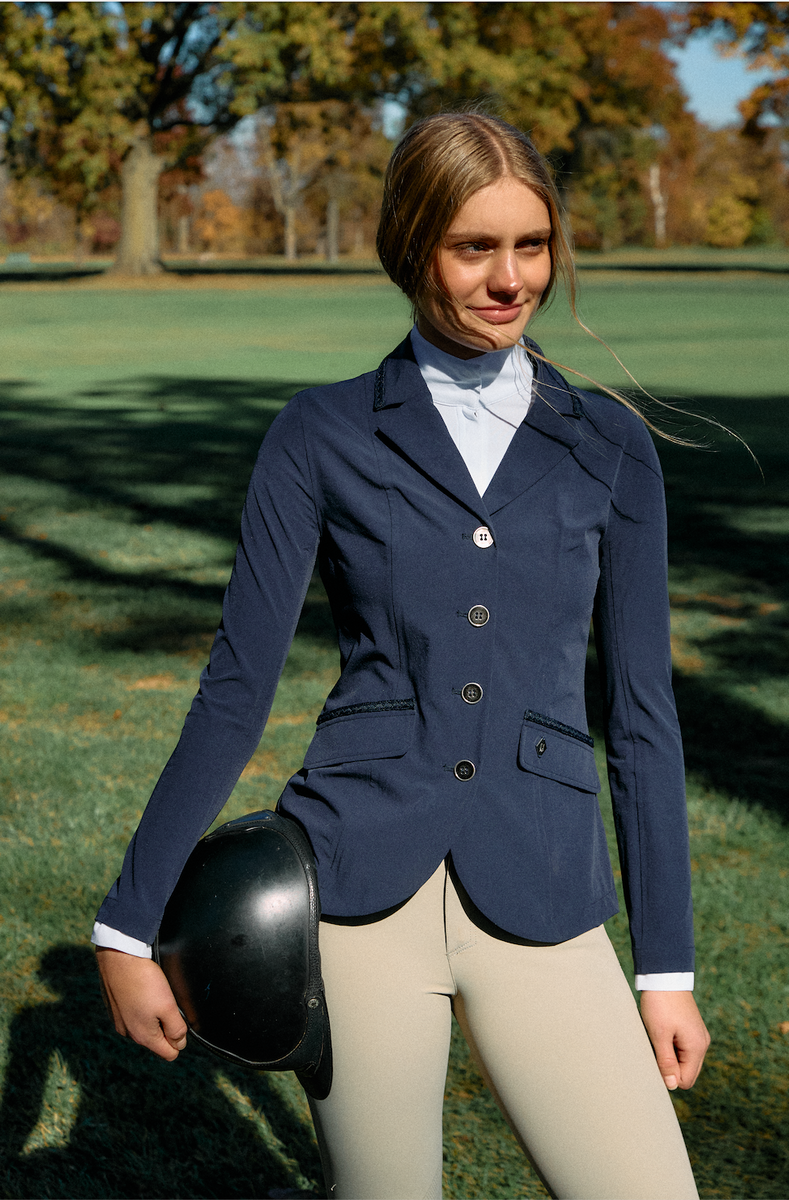 24ss SADE シャーデー SH11/ navy The Waterproof Cavalry Show Coat- Classic Navy – 70degrees.life