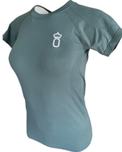 Load image into Gallery viewer, Oldenburg Breed Logo Signature Layering Seamless Tee in Jade