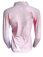 Load image into Gallery viewer, Scallop Collar Wicking Sunshirt- Pale Primrose Pink