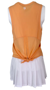 Tie-Back Tank- Mandarin