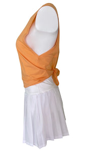 Tie-Back Tank- Mandarin