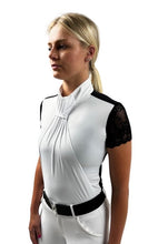 Load image into Gallery viewer, Lace Sleeve Hunt + Show Shirt