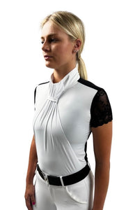 Lace Sleeve Hunt + Show Shirt