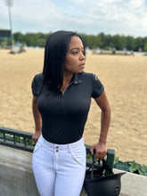 Load image into Gallery viewer, Fontainebleau Show Shirt + Convertible Polo in Black+White