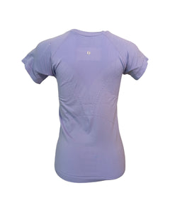 Signature Layering Seamless Tee in Ice Flower Blue