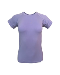 Signature Layering Seamless Tee in Ice Flower Blue
