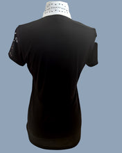 Load image into Gallery viewer, Fontainebleau Show Shirt + Convertible Polo in Black+White