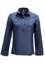 Load image into Gallery viewer, Safari Sun Shirt with UPF 50+ Sun Protection- Classic Navy
