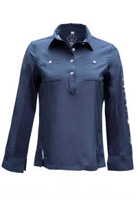 Safari Sun Shirt with UPF 50+ Sun Protection- Classic Navy