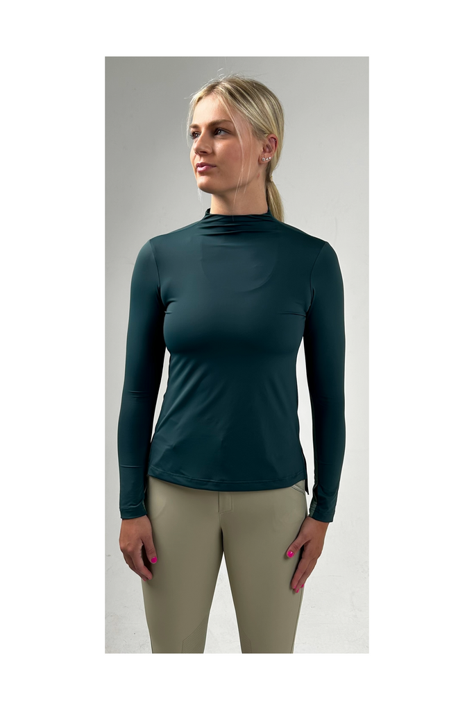 The Sunscreen Shirt- UPF 50+ Total Coverage in Hunter Green –