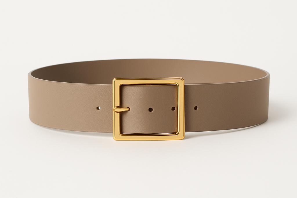 Belt should be 2" wide and have a square belt buckle