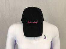 Load image into Gallery viewer, &quot;Suh-wing&quot; Message Cap in Black