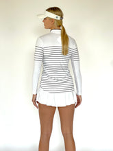 Load image into Gallery viewer, French Stripe Performance Sun Shirt in Navy/White