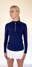 Load image into Gallery viewer, The Classic Navy Laser Cut Sun Shirt