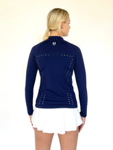 Load image into Gallery viewer, The Classic Navy Laser Cut Sun Shirt