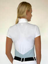 Load image into Gallery viewer, The Chevron Block Show Shirt + Convertible Polo- Air Blue