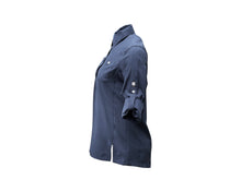 Load image into Gallery viewer, Safari Sun Shirt with UPF 50+ Sun Protection- Classic Navy