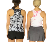 Load image into Gallery viewer, Carrera Black + White Athletic Tank Top