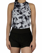 Load image into Gallery viewer, Carrera Black + White Athletic Tank Top