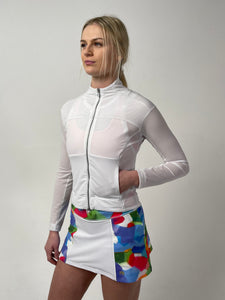 A-Line Skort in "Baby Got Backhand" Print by Meghan Rosenthal