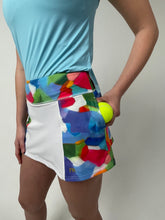 Load image into Gallery viewer, A-Line Skort in &quot;Baby Got Backhand&quot; Print by Meghan Rosenthal