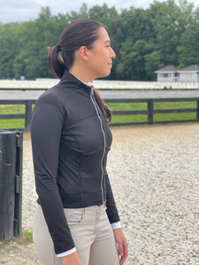 Black Air Flow Mesh Jacket