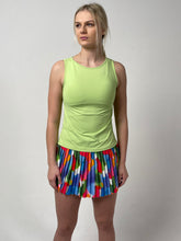 Load image into Gallery viewer, Full Pleat Skort in &quot;Baby Got Backhand&quot; Print by Meghan Rosenthal
