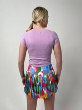 Load image into Gallery viewer, Full Pleat Skort in &quot;Baby Got Backhand&quot; Print by Meghan Rosenthal