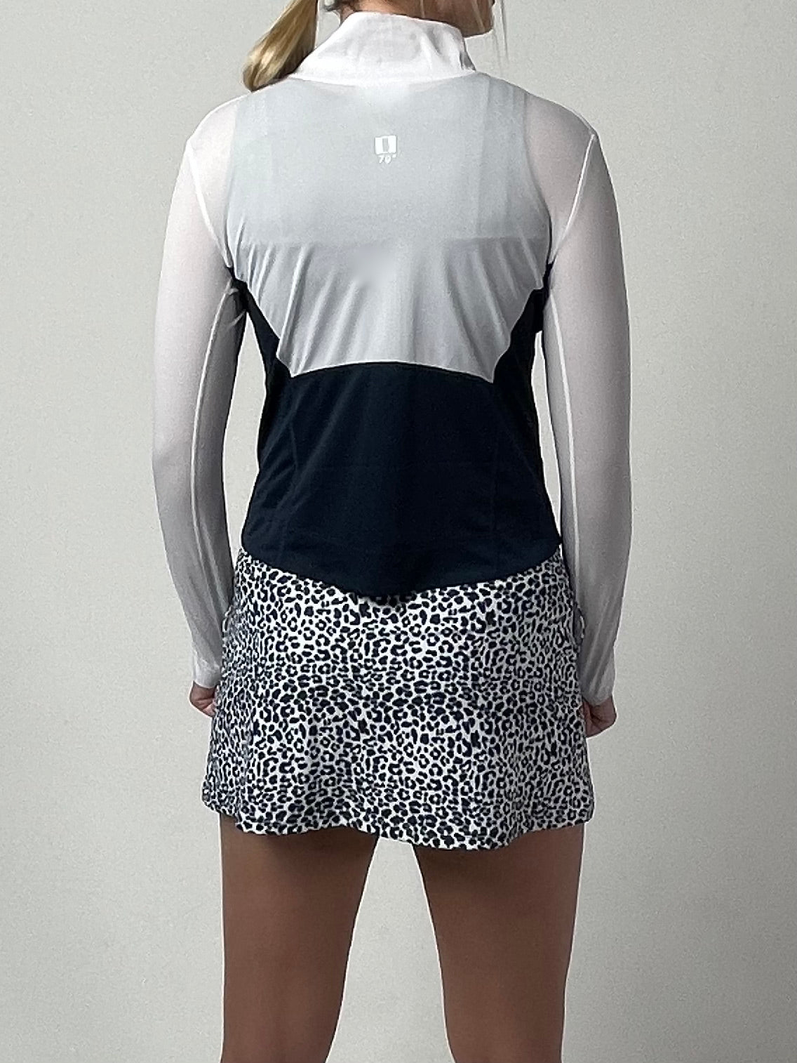 Air Flow Mesh Jacket - White/ Navy Blue Color Block