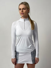 Load image into Gallery viewer, The White Laser Cut Sun Shirt