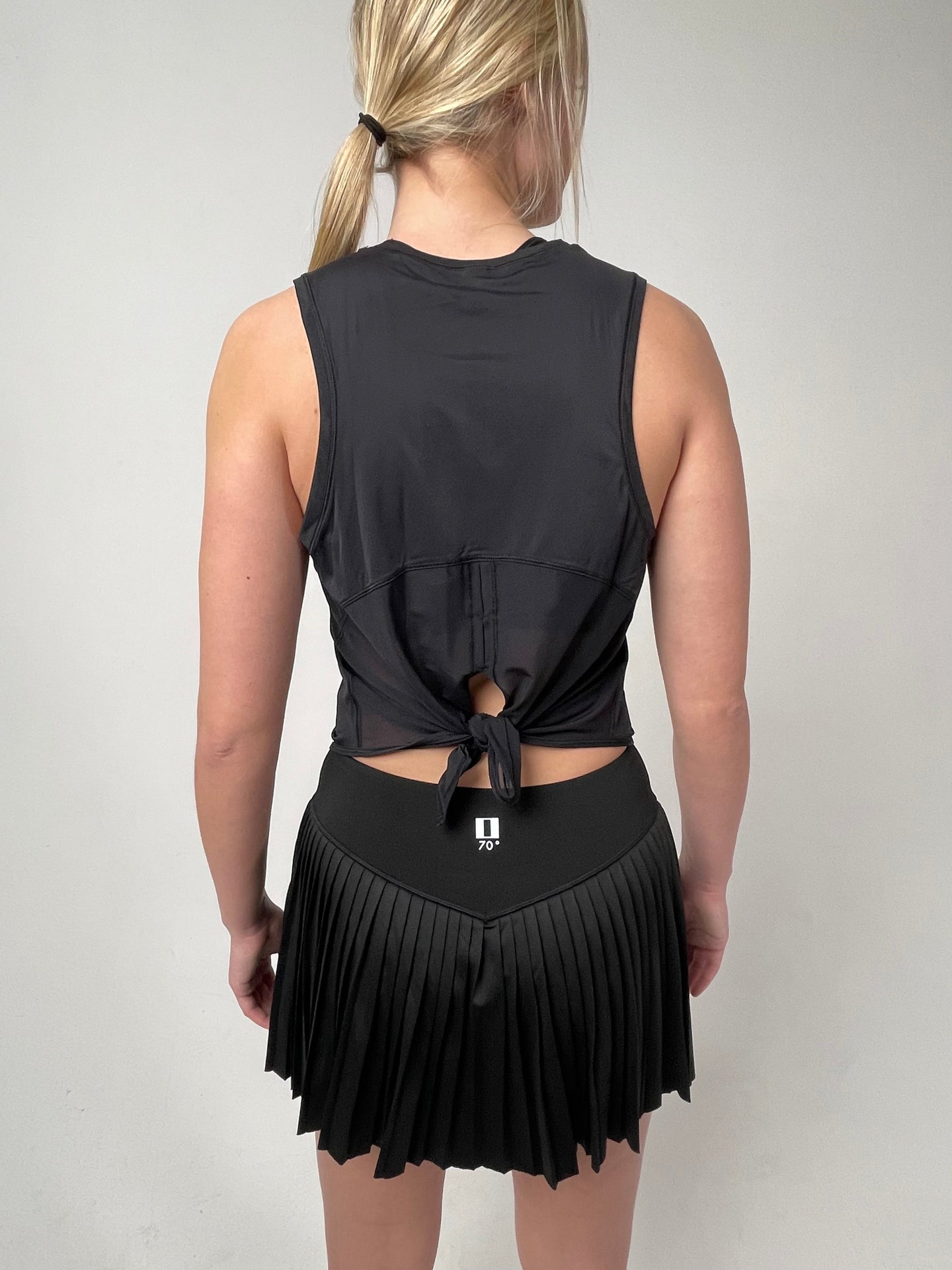 Tie-Back Tank- Black