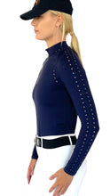 Load image into Gallery viewer, The Classic Navy Laser Cut Sun Shirt