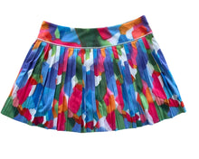 Load image into Gallery viewer, Full Pleat Skort in &quot;Baby Got Backhand&quot; Print by Meghan Rosenthal