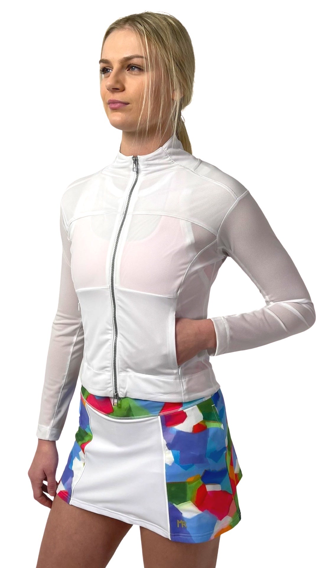 White Air Flow Mesh Jacket