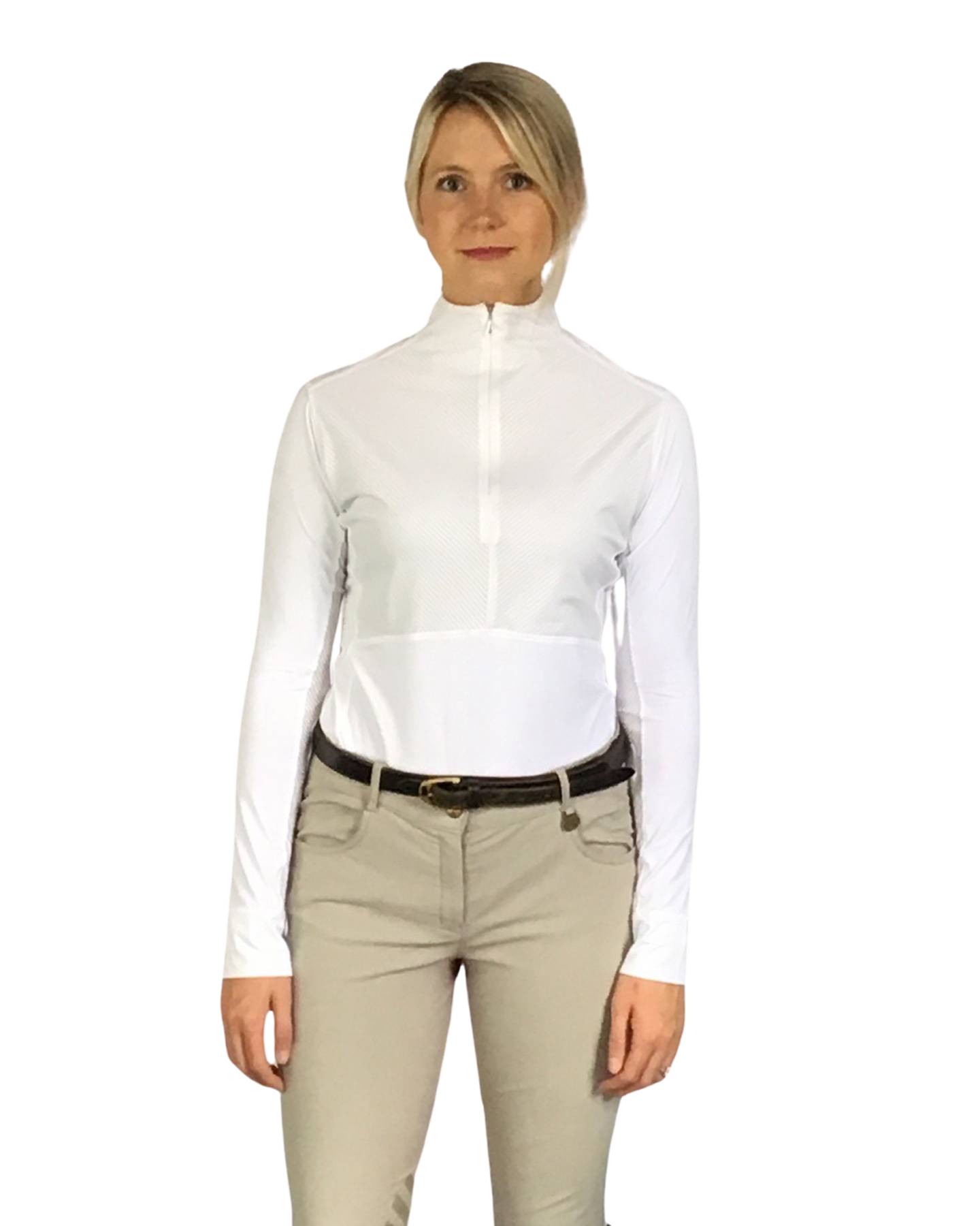 The Modern Show Shirt in Soft White/ Optic White        FINAL SALE