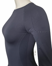 Load image into Gallery viewer, 70° Signature Seamless Long Sleeve Tee in Indigo Blue