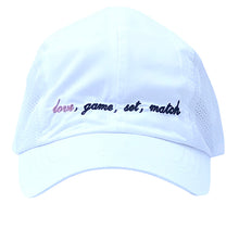Load image into Gallery viewer, 70° &quot;Love, Game, Set, Match&quot; Wicking Mesh Paneled Cap
